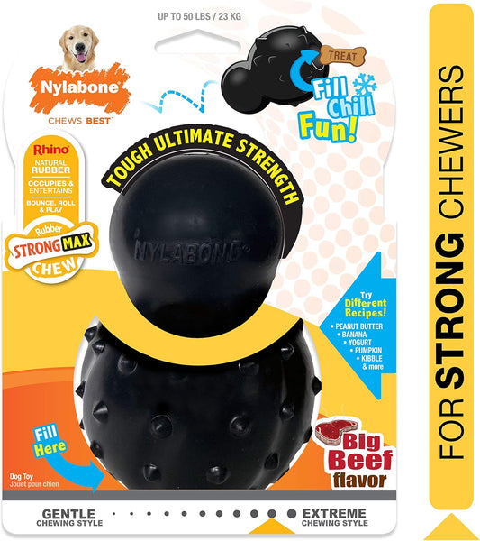 Nylabone Juguete masticable para perros Strong MAX Cone - Sabor a carne