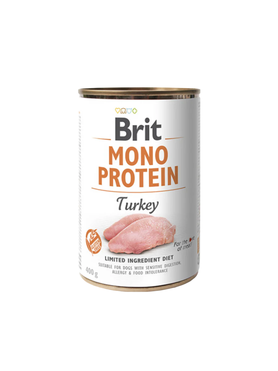 Brit Mono protein Turkey - Pavo 400 gr.