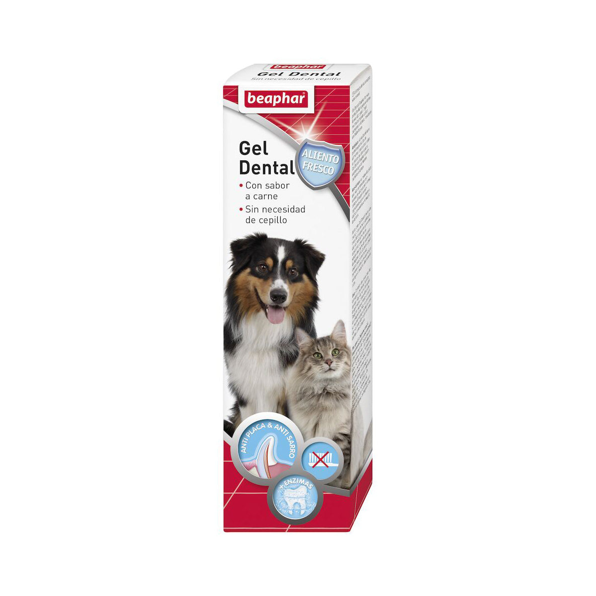 Gel Dental Beaphar para perros y gatos.