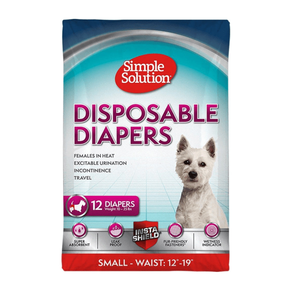 Pañales descartables para perros.