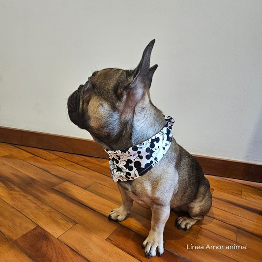 Bandana para perros diseño Mickey - Amor Animal