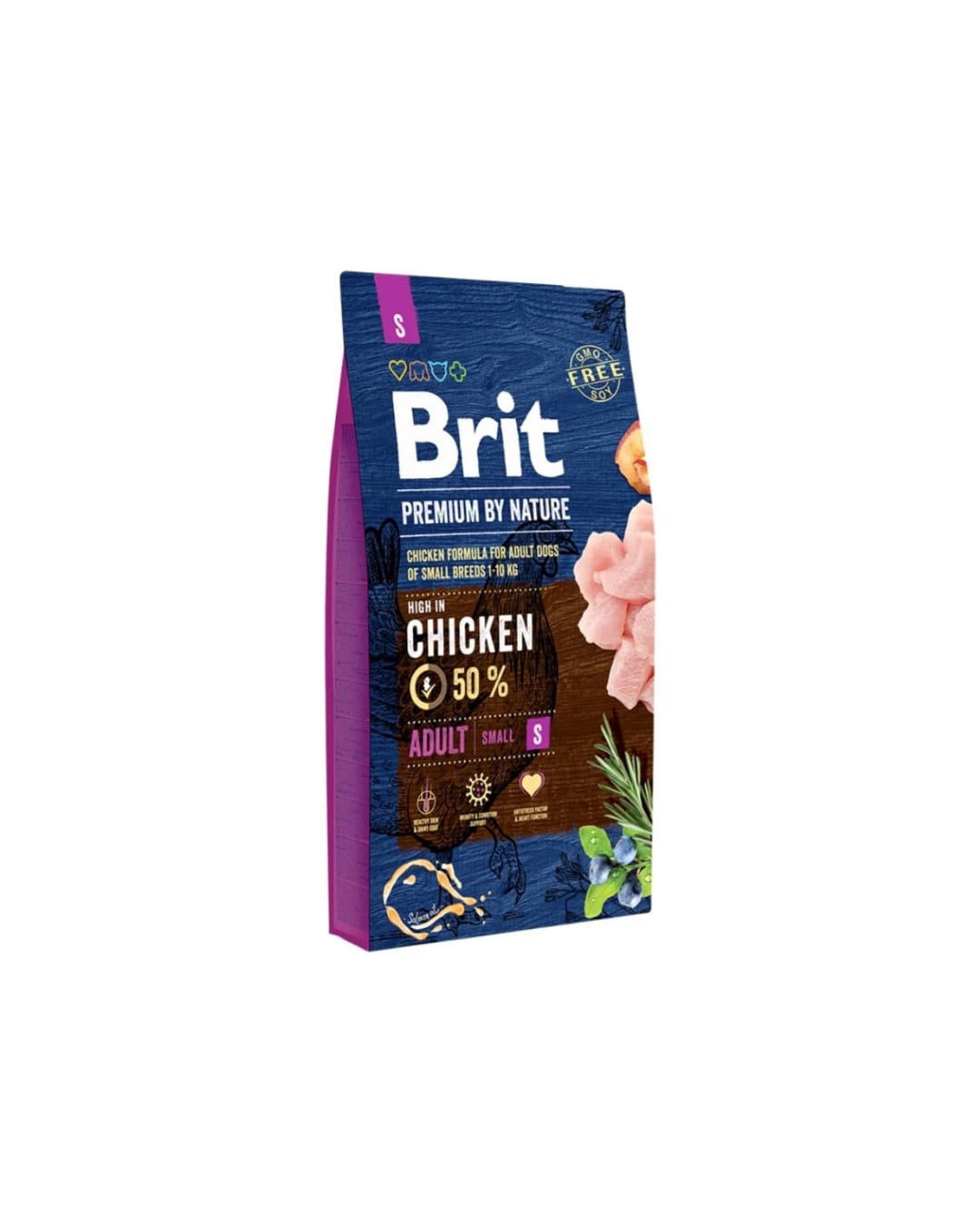 Brit Premium by Nature Adult S 3kg - Adulto Raza Pequeña