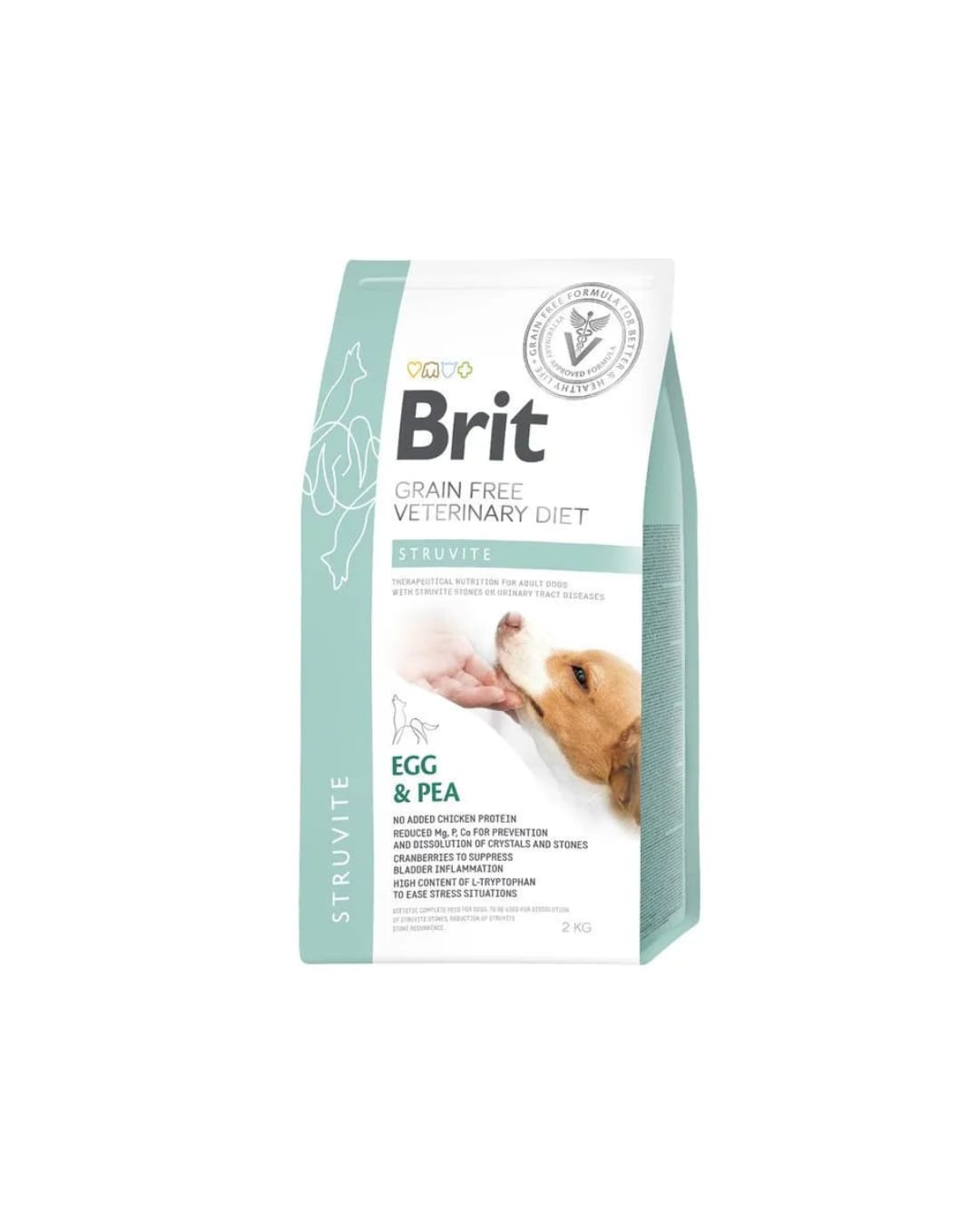 Brit GF Veterinary Diet Dog Struvite 2 kg - Perro Estruvita