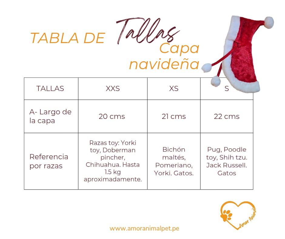 Capa de navidad con capucha y lazo ajustable para mascotas