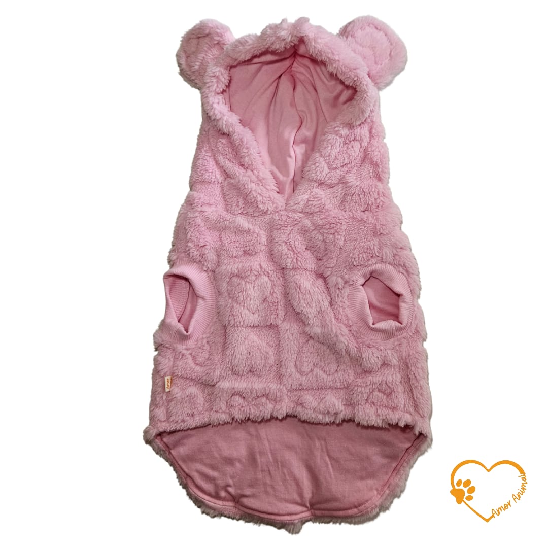 Polera forrada con capucha para perros - Amor Animal