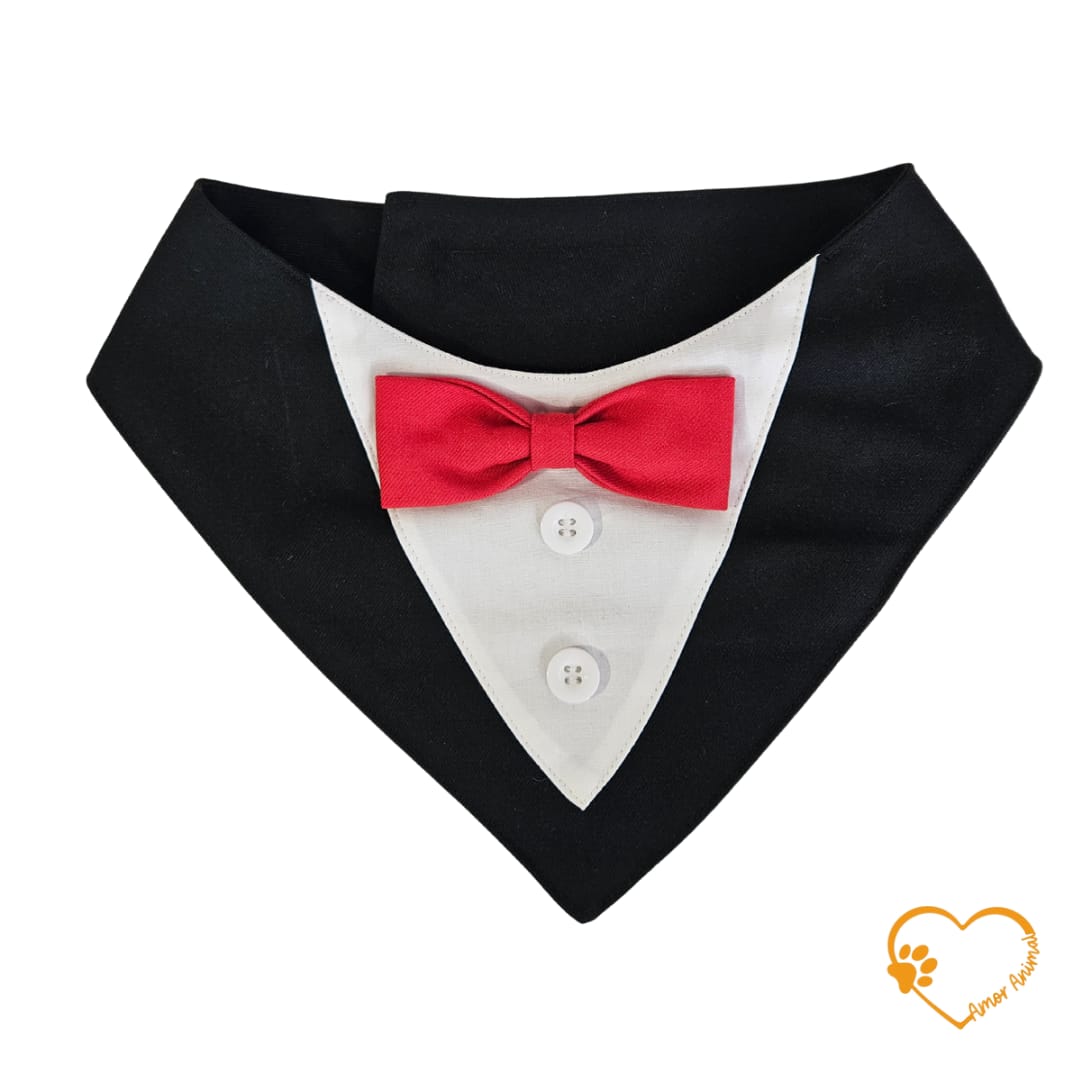 Bandana esmoquin para perros - Amor Animal