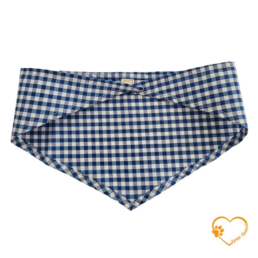 Bandana a cuadros para mascotas