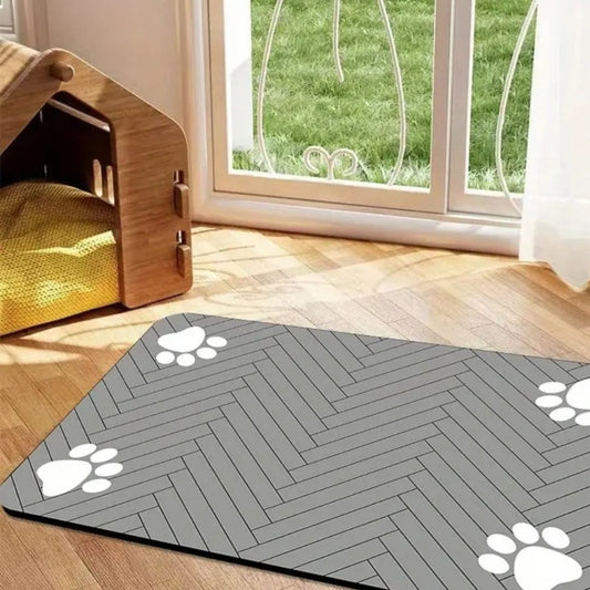 Tapete de alimentación para mascotas - 30 x 40 cm