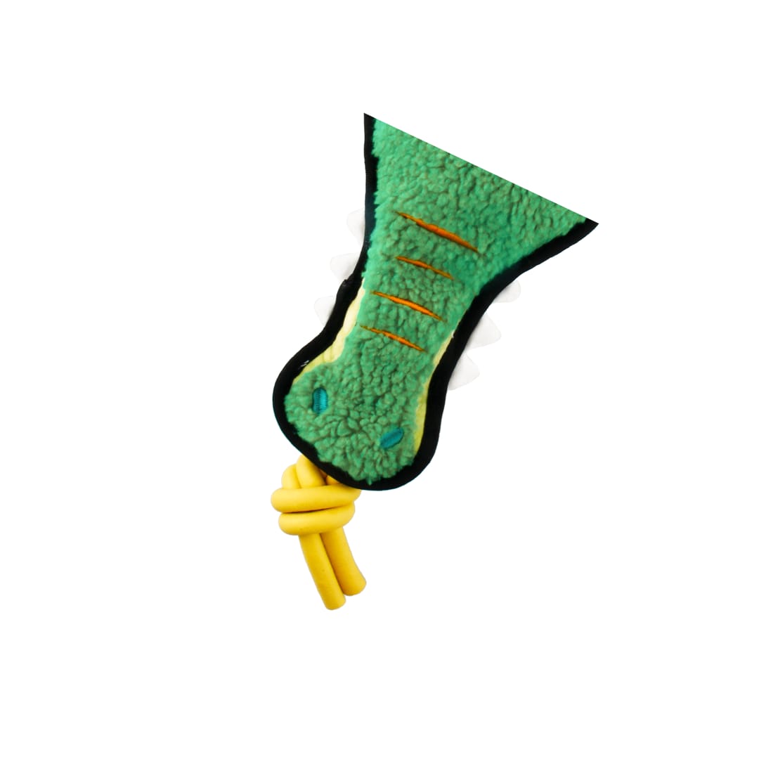 Tug Hercules Crocodile Cotton Rope - Juguete de cocodrilo para perros
