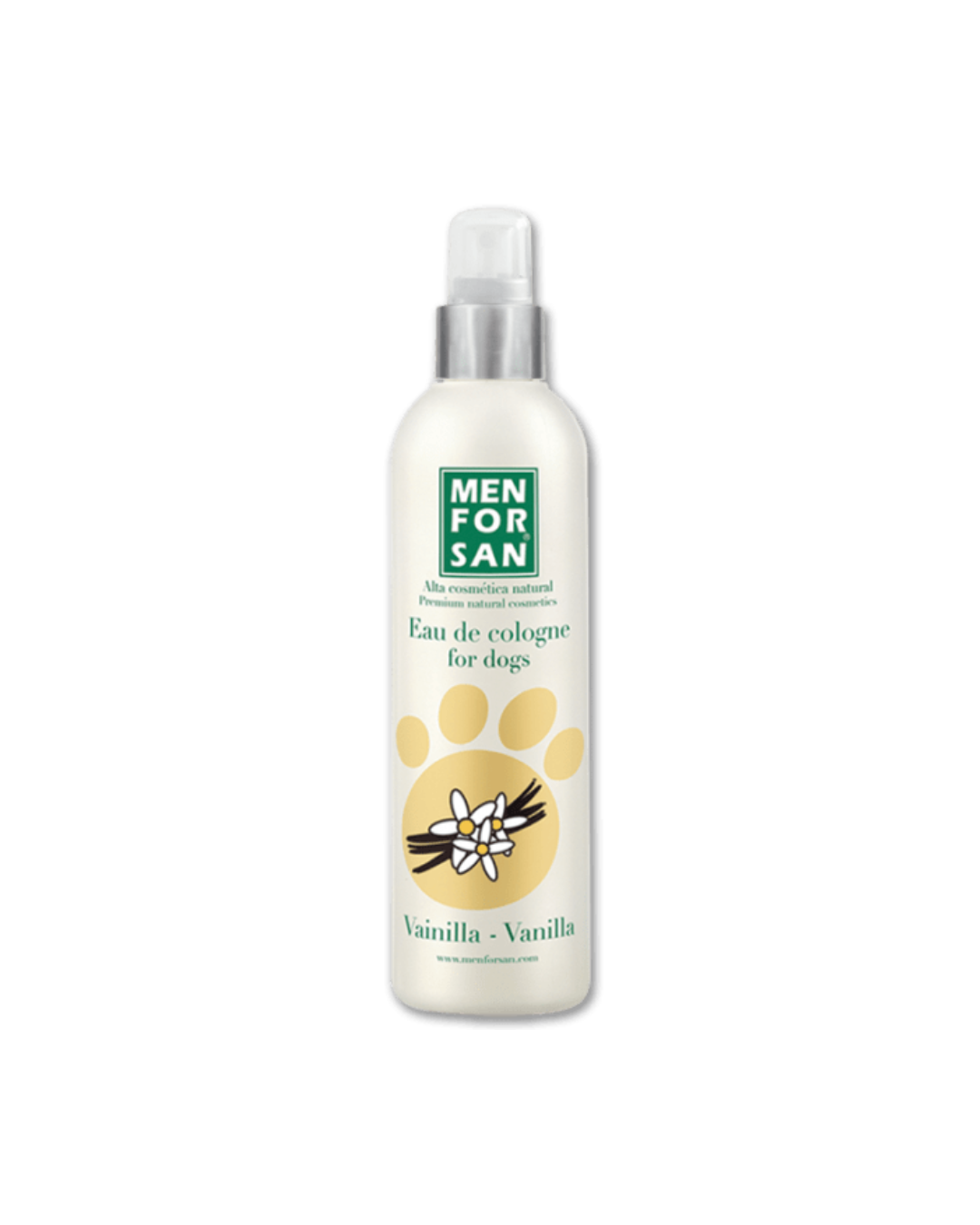 Men For San Agua de Colonia Vainilla para perros 125 ml