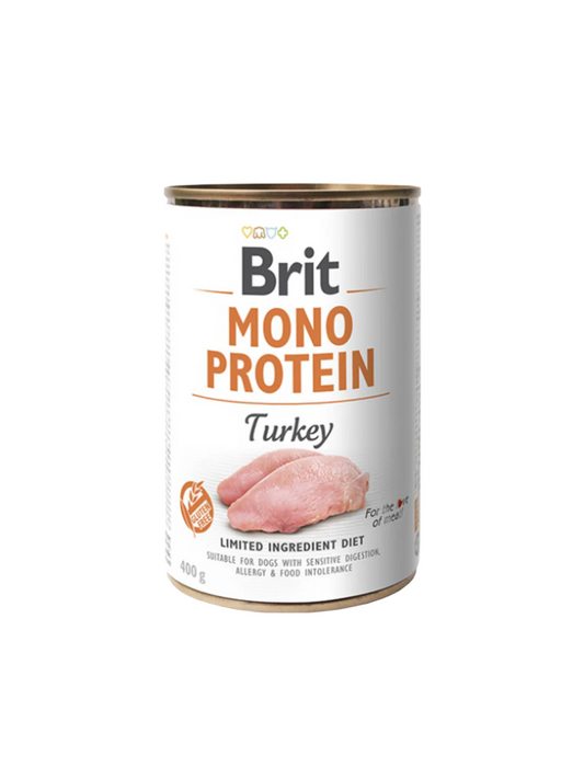 Brit Mono protein Turkey - Pavo 400 gr.