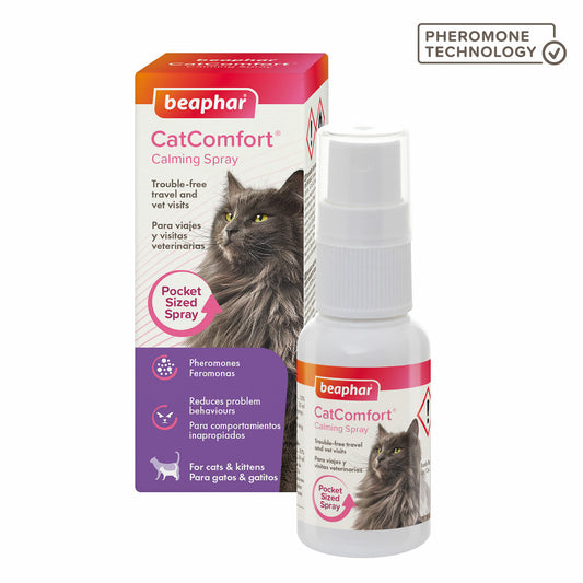 Spray calmante para gatos.