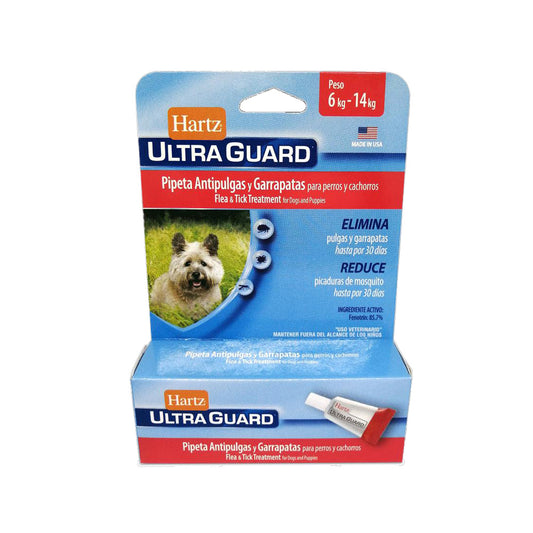 Pipeta antipulgas para perros de 6 a 14 &nbsp;kg.