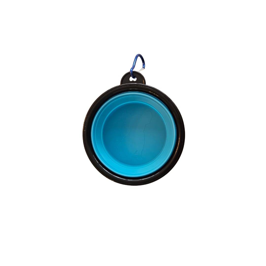 Tazón portátil plegable de silicona para mascotas