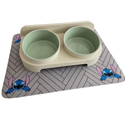 Tapete de alimentación para mascotas - Modelo Stich 30 x 40 cm