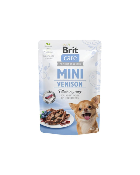 Brit care mini venison fillets pounch 85 gr - Filetes de carne