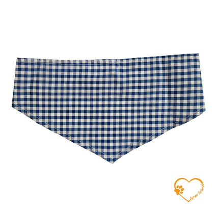 Bandana a cuadros para mascotas