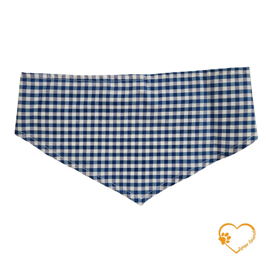 Bandana a cuadros para mascotas