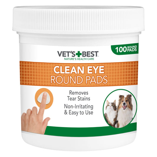 Almohadillas limpiadoras de ojos para perros y gatos - 50 unid.