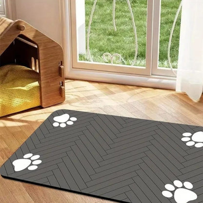 Tapete de alimentación para mascotas - 30 x 50 cm