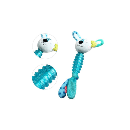 Suppa Puppa Puppy Rabbit Plush - Juguete para cachorros y razas pequeñas