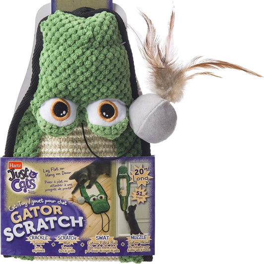 Hartz Gator Scratch cat toy - Rasgador Caimán