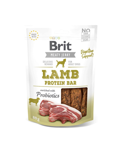 Brit Jerky Snack Lamb Protein Bar for Dogs - Snack para perros
