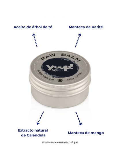 Paw Balm  40 G. Bálsamo Protector 100% Natural para perros y gatos